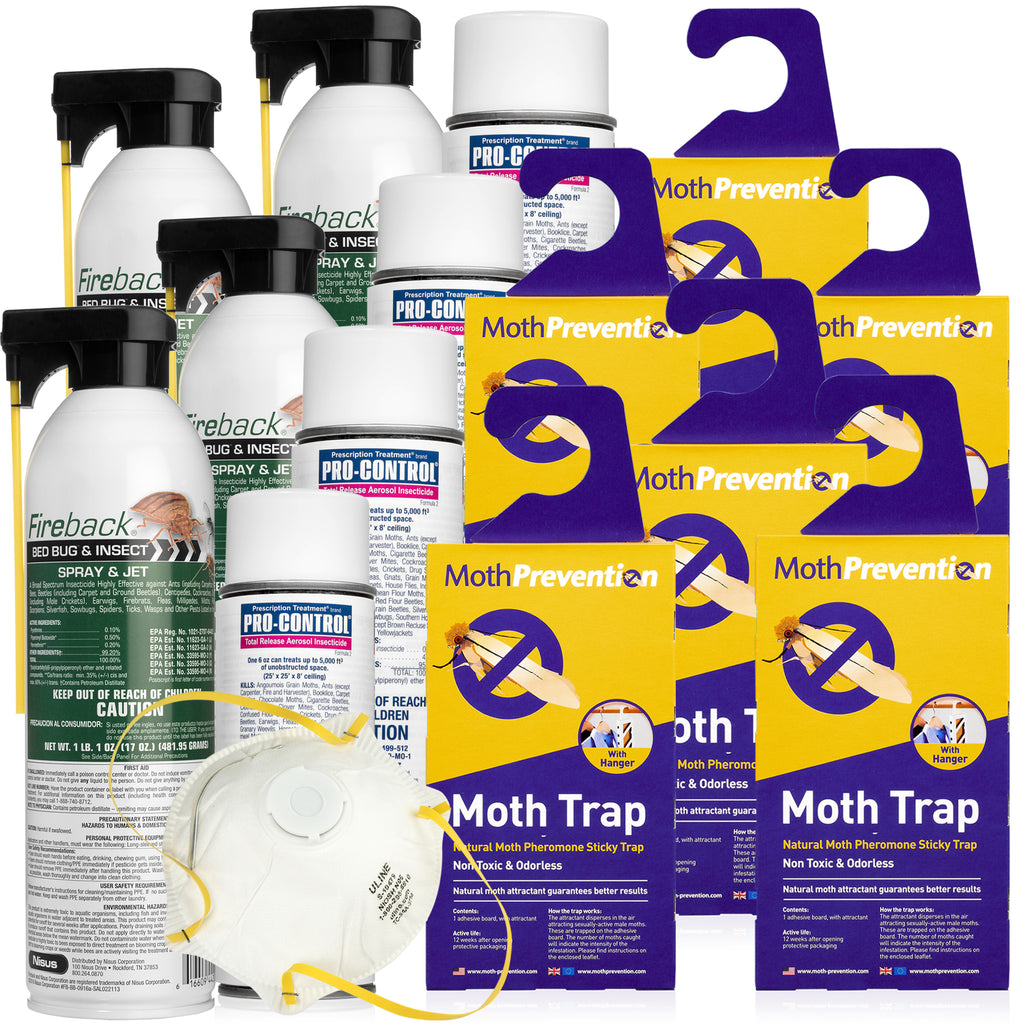 Harris Clothes Moth Traps, 2 Pack, Professional Strength, Discreet, Long  Lasting and Easy to Set